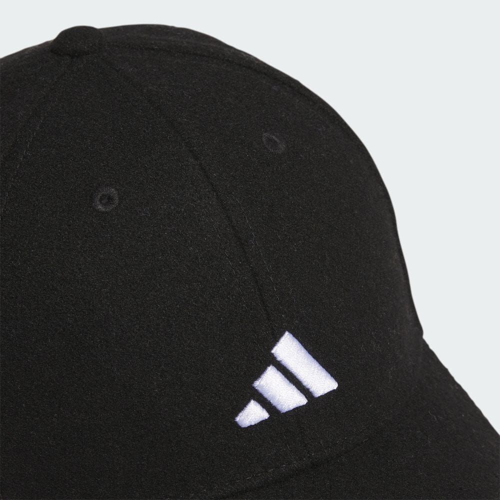 ★アディダス ゴルフ ADIDAS GOLF 新品 メンズ ロゴ フランネル ツイード キャップ 帽子 CAP 黒 57-60cm[IA26351N-5760]七★QWER QQAA-60_画像3