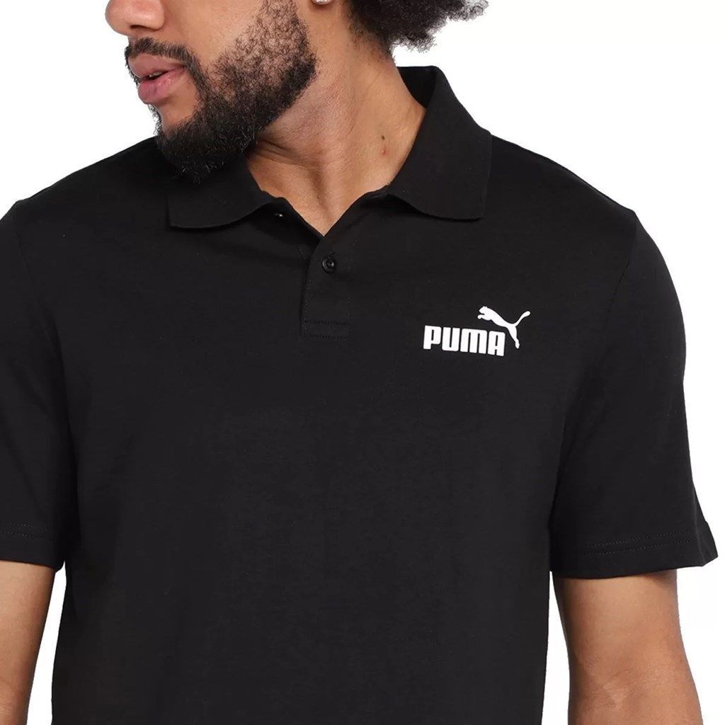 ●送料390円可能商品 プーマ PUMA 新品 メンズ カジュアル ESS ジャージー 半袖 ポロシャツ ポロ 黒 [586676011N-XXL] US 三 零★QWER★_画像1