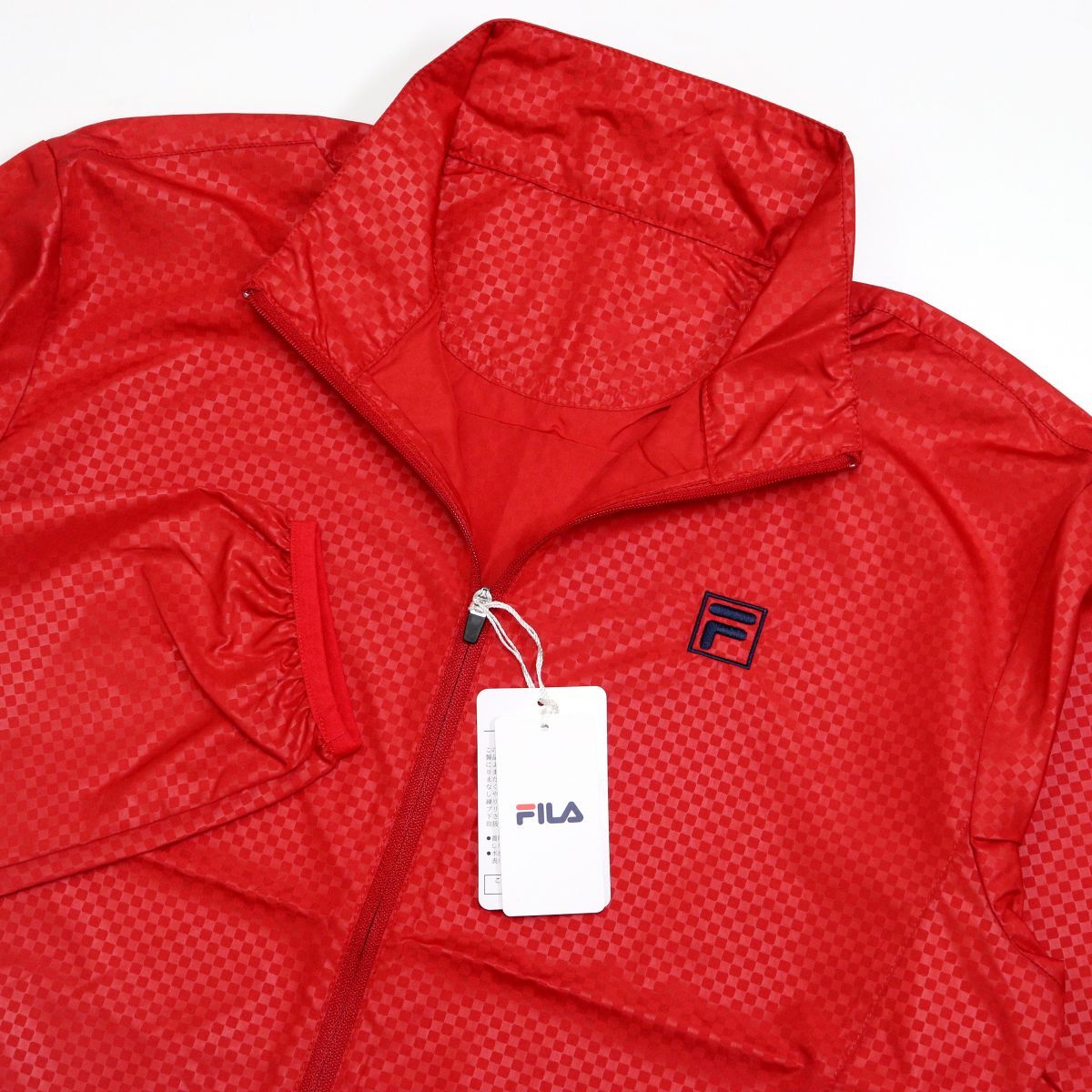 ●送料390円可能商品 フィラ ゴルフ FILA GOLF 新品 メンズ ポケッタブル ジャケット Mサイズ [780231G-RD-M] 一 二 壱★QWER QQAA-18の画像1