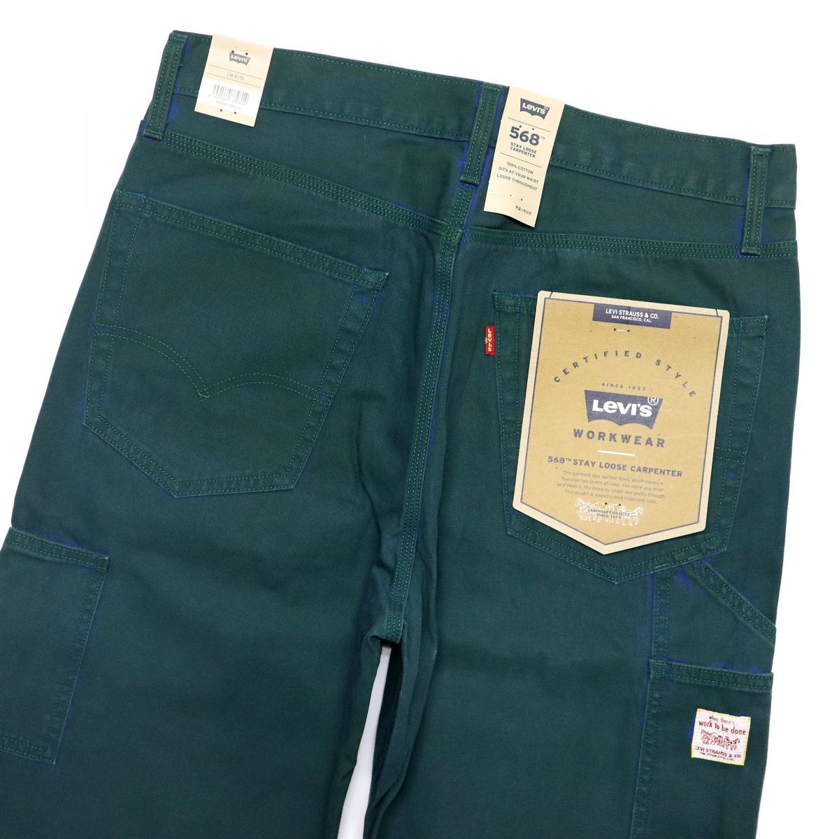 ★リーバイス Levis 新品 メンズ 568 ステイルーズ カーペンター ワークパンツ ロングパンツ 31インチ [55849-0042-31] 四 壱★QWER★の画像1