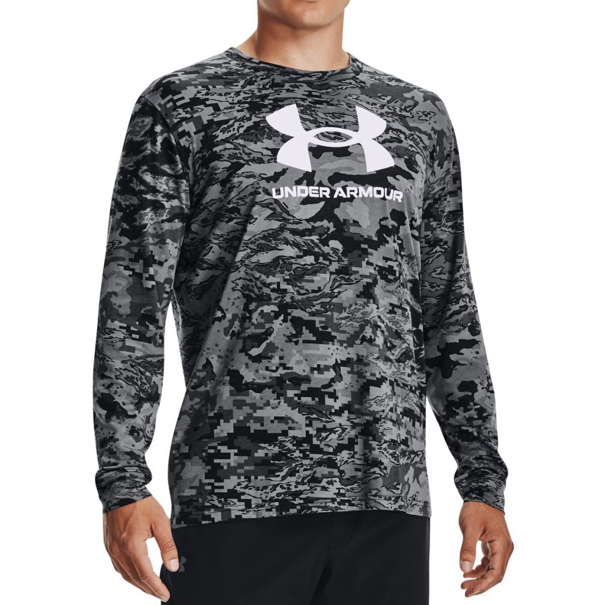 ★アンダーアーマー UNDER ARMOUR UA 新品 メンズ 吸汗速乾 カモフラ 迷彩 長袖 Tシャツ ロンT Lサイズ [13664660011N-L] 三 弐★QWERの画像1