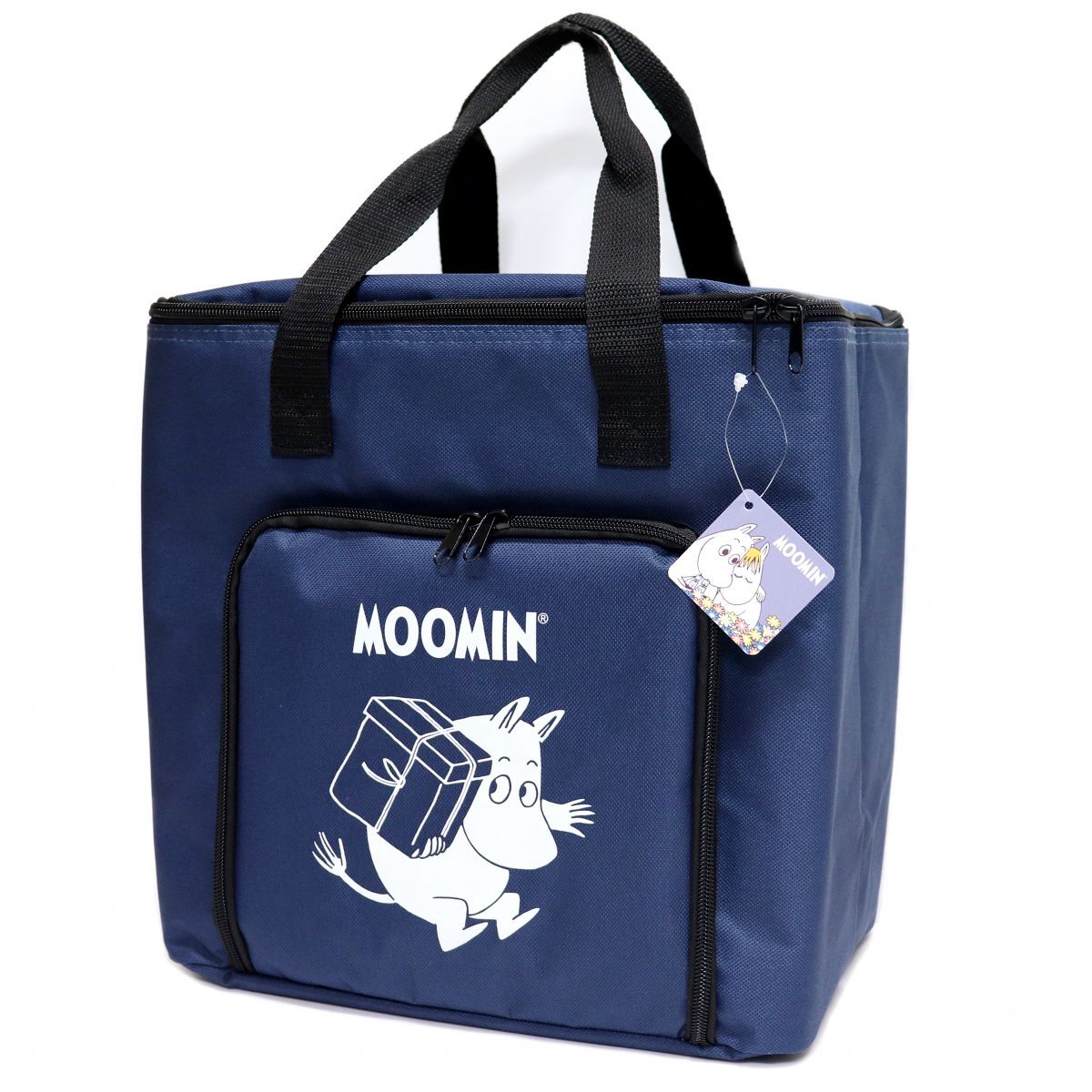 * Moomin MOOMIN new goods convenience high capacity keep cool multi bag cooler bag BAG bag bag navy blue [MOOMINB-NVY1N] one six *QWER*