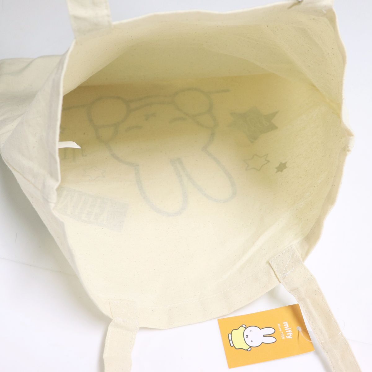 ●送料390円可能商品 ミッフィー MIFFY うさこちゃん 新品 帆布 キャンバス トートバッグ BAG かばん 鞄 [MIFFY-BLK1N]一 六★QWER★_画像2