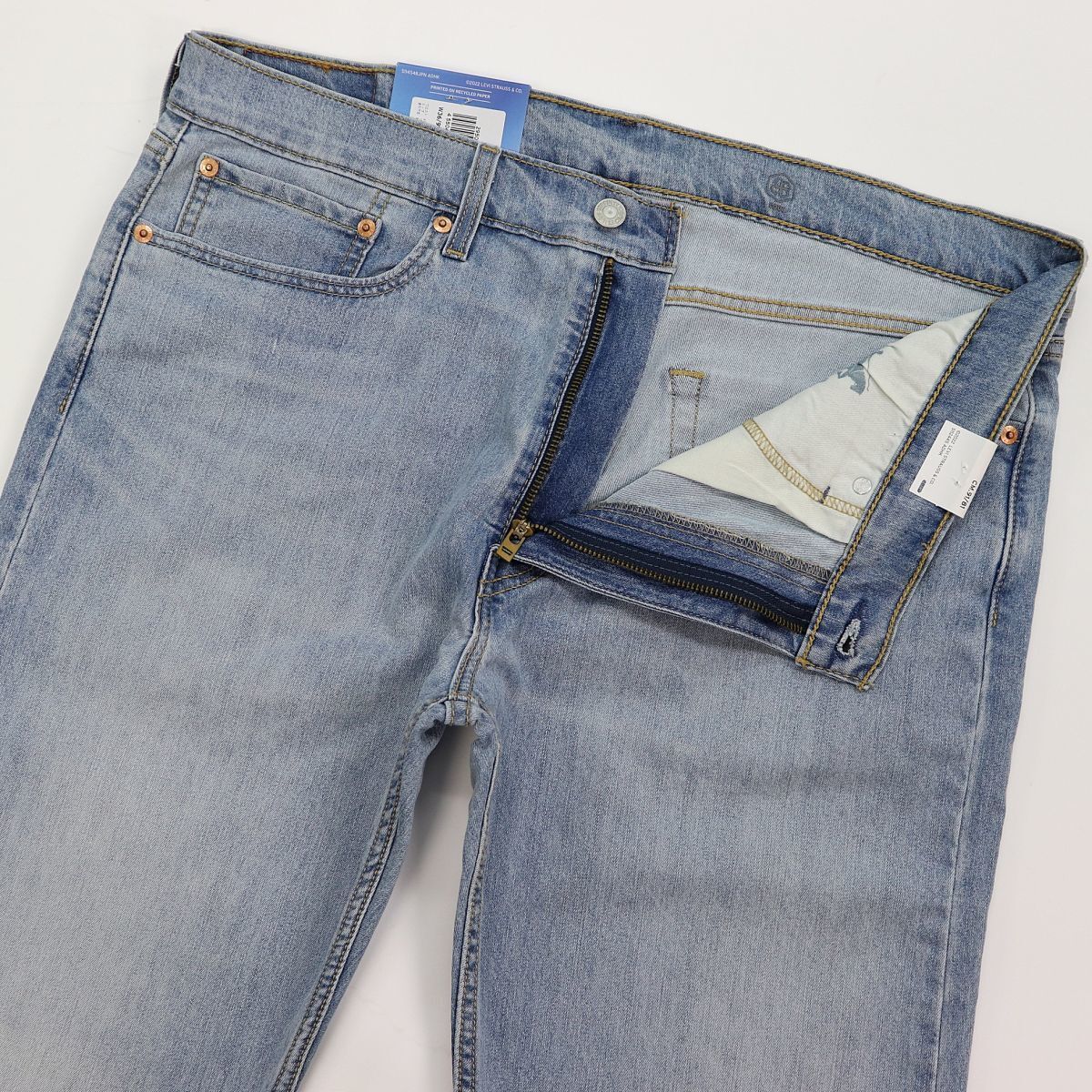 ★リーバイス Levis 505 新品 COOL 通気性 速乾 快適 レギュラー 7分丈 クロップドパンツ デニム 30インチ[28229-0063-30] 四 壱★QWER★_画像2