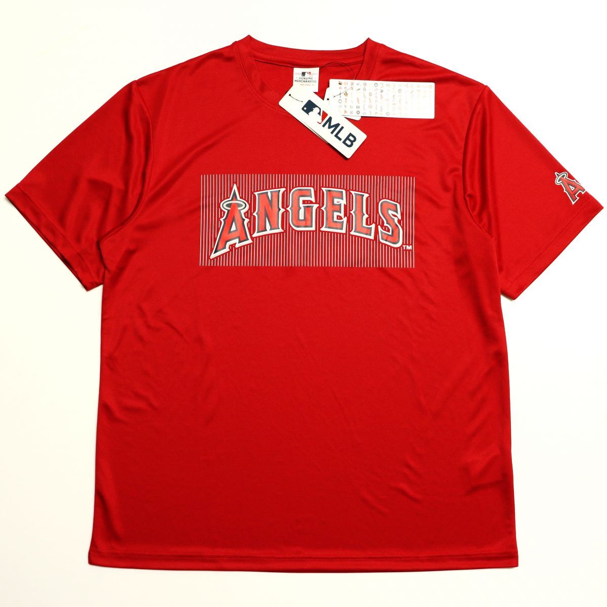 ●送料390円可能商品 エンゼルス ANGELS MLB 新品 メンズ メジャーリーグ 大谷翔平 野球 半袖 Tシャツ 赤[C5330MR-05-4L] 一 三 零★QWER★_画像1