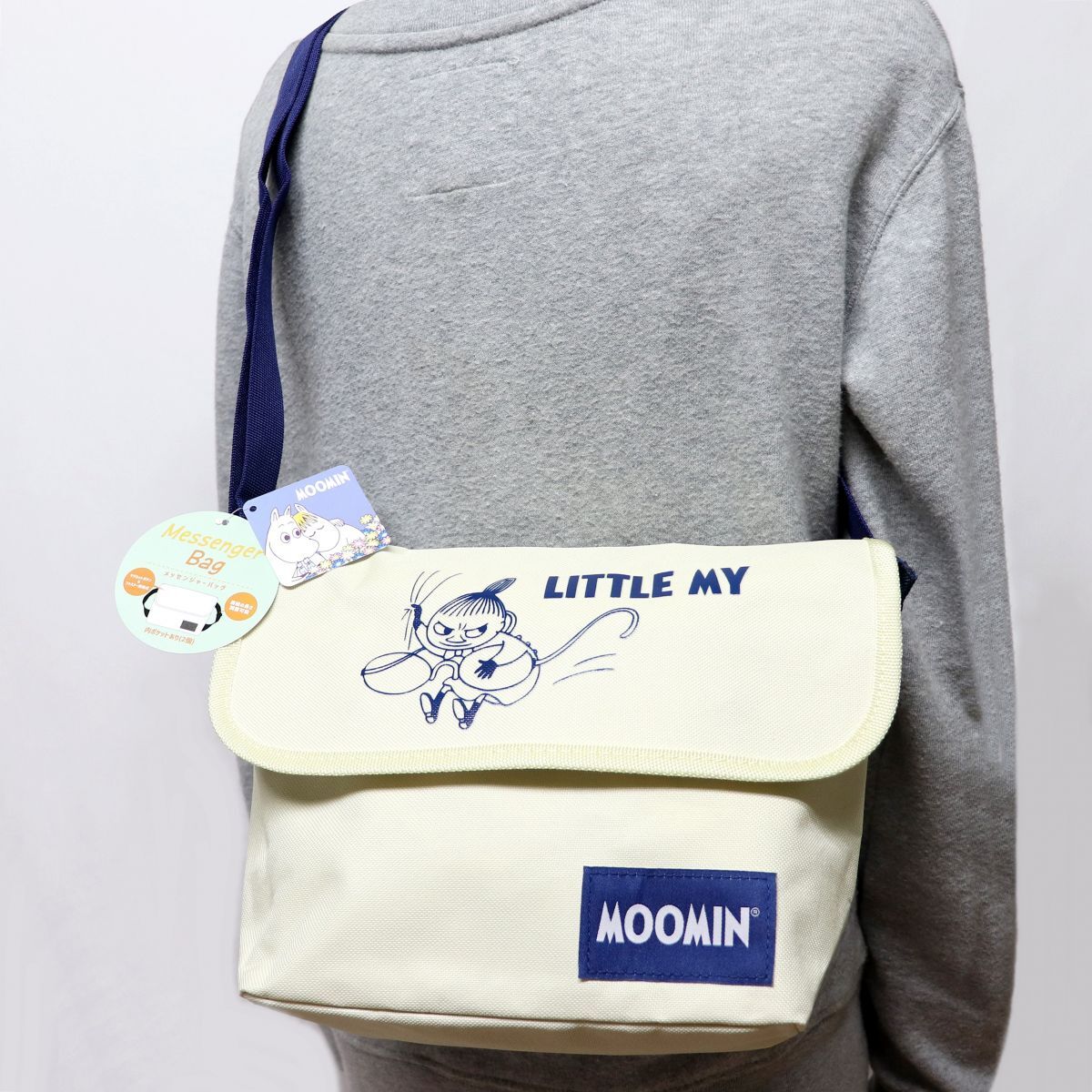 ★ムーミン MOOMIN リトルミイ 新品 便利 カジュアル メッセンジャーバッグ ショルダーバッグ BAG かばん 鞄[MOOMIN-OWT1N] 一 六★QWER★_画像1