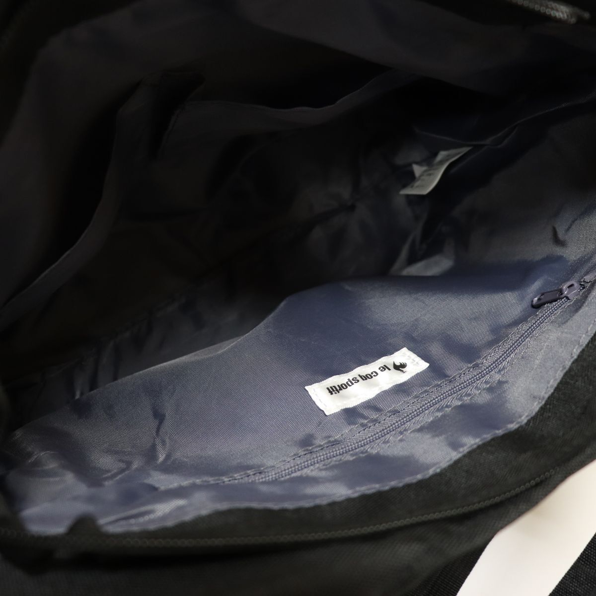 * Le Coq le coq sportif new goods pocket fully 2WAY sweat shoulder bag tote bag bag BAG black [36231-001] one six *QWER#
