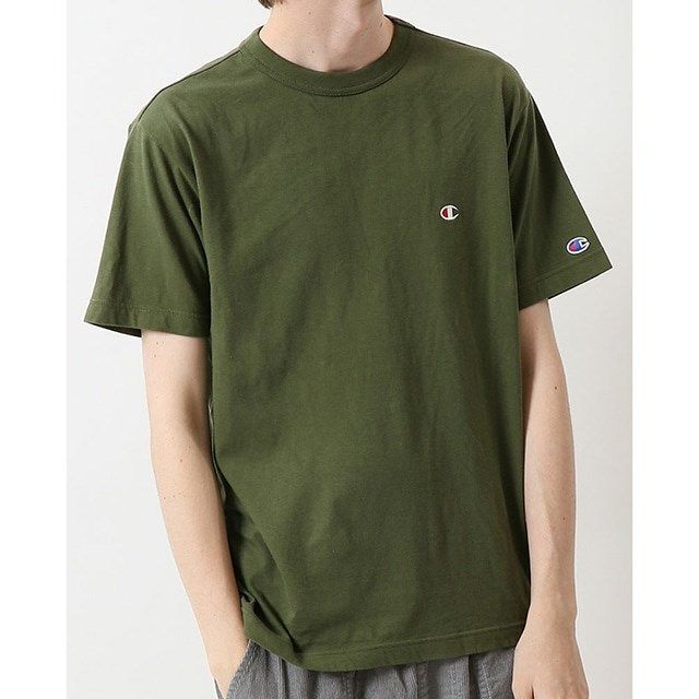 ●送料390円可能商品 チャンピオン Champion 新品 メンズ ロゴ入り コットン素材 半袖 Tシャツ [C3P300-570] 三 零★QWER★の画像1