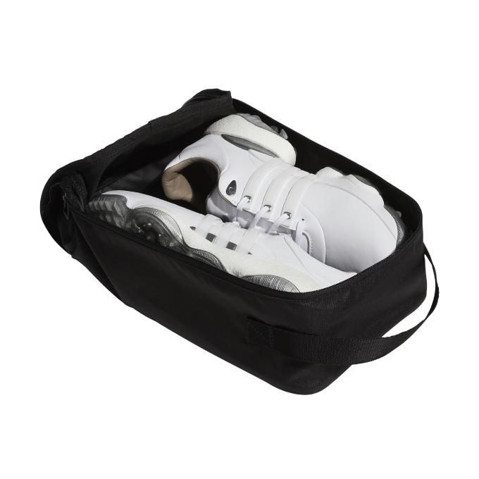 ★アディダス ゴルフ adidas GOLF 新品 軽量 靴収納 シューズケース シューズバッグ ハンドバッグ バッグ BAG 鞄 黒 [HA3184]六★QWERの画像3