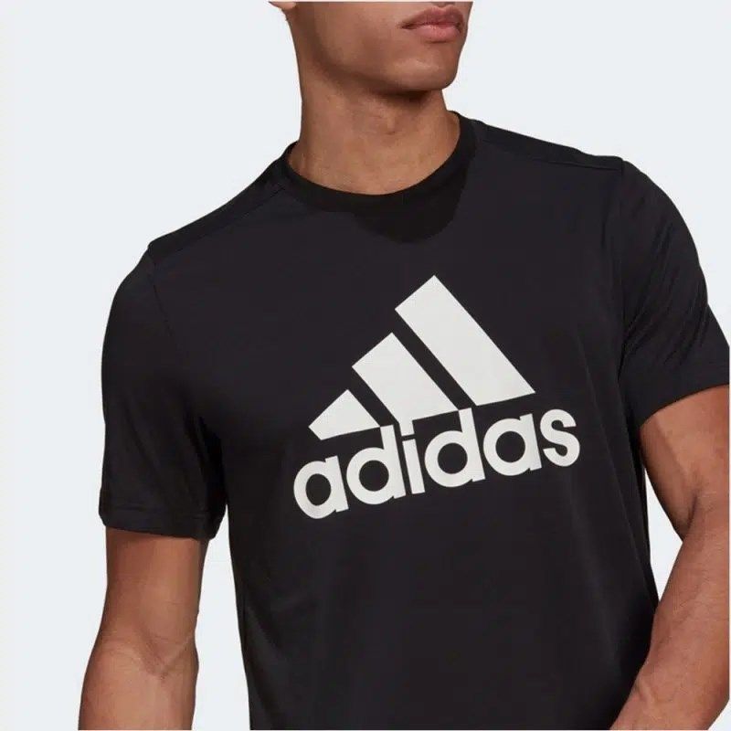 * postage 390 jpy possibility commodity Adidas ADIDAS new goods men's M D2M AR BL T-shirt short sleeves tops black L size [GT3109-L] three .*QWER