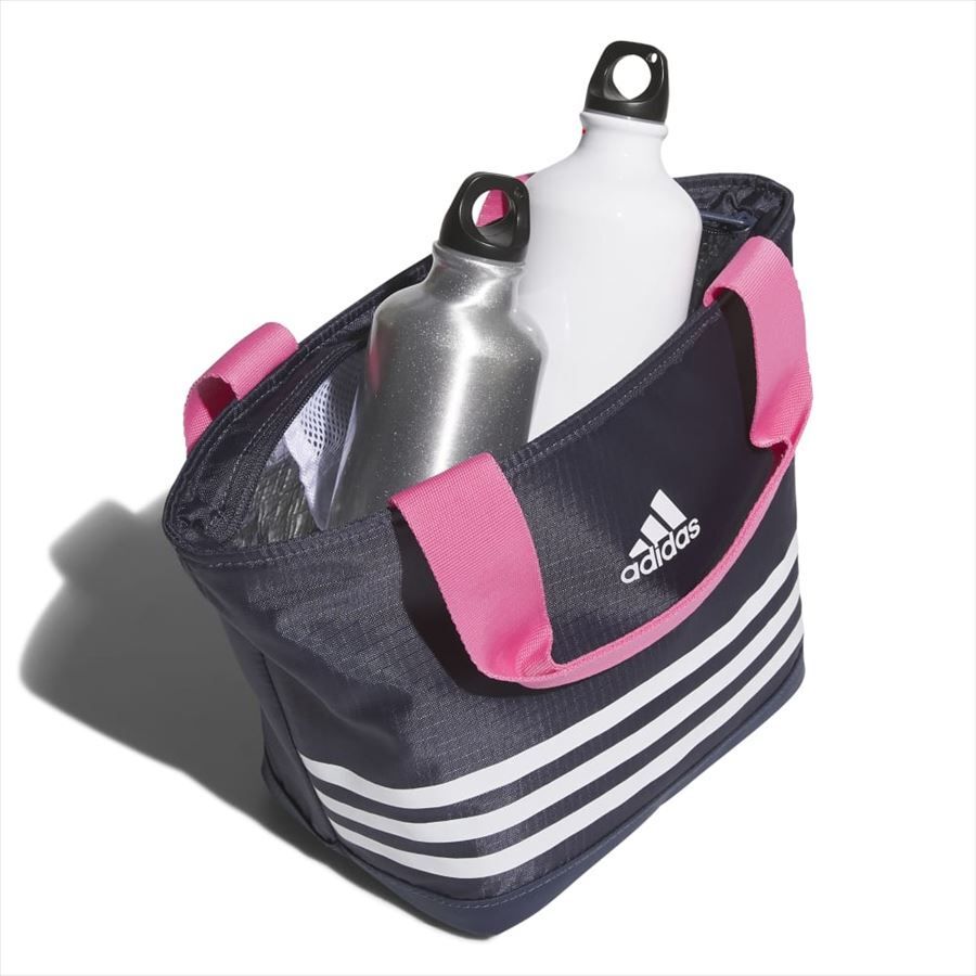 ★アディダス adidas 新品 保冷 スポーツ スリーストライプス クーラーバッグ トートバッグ バッグ BAG 鞄 かばん 紺[IM52271N] 六★QWER_画像4