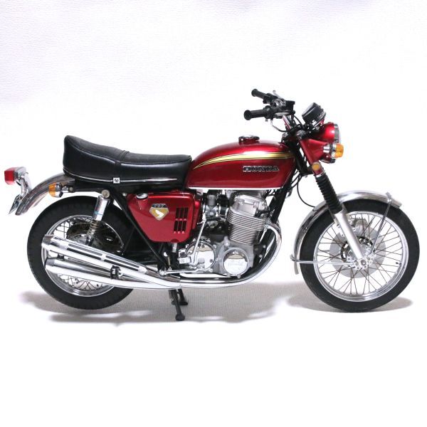 275b ジャンク 部品取り DeAGOSTINI デアゴスティーニ ホンダ Honda DREAM CB750 FOUR 1/4スケール バイク ミニカー ナナハン_画像4