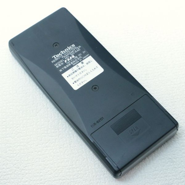 011b 送料無料 現状 Technics テクニクス CDプレイヤー用リモコン SH-R40_画像2