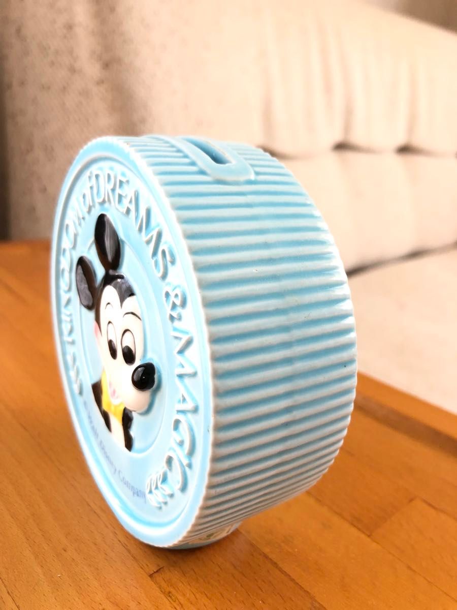 東京ディズニーランド Disney 陶器 貯金箱 ミッキー レトロ 東京ディズニーランド Disney 陶器 貯金箱 ミッキー レトロ