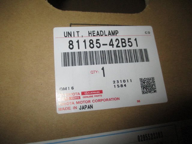 4kurudepa R3年 RAV4 ラヴ4 6LA-AXAP54 左 ヘッド ランプ ライト 81185-42B51 ＬＥＤ STANLEY 42-106 バラスト欠品 [ZNo:06000089]_画像5