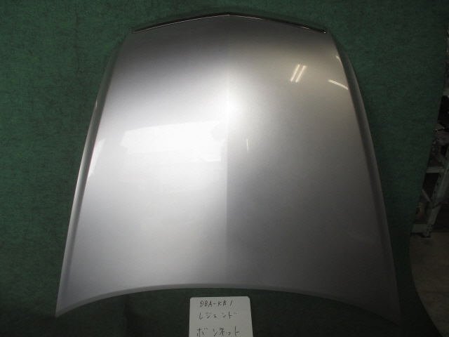 9kurudepa H17年 レジェンド DBA-KB1 前期 ボンネット フード 60100-SJA-A00ZZ シルバー NH685M [ZNo:04000589]_画像1