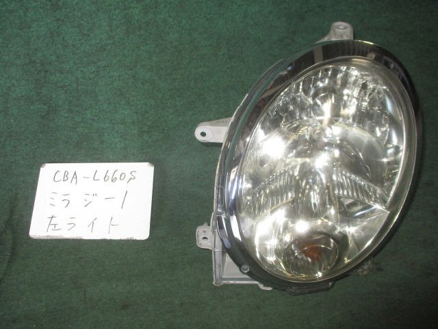 9kurudepa H17年 ミラ ジーノ CBA-L660S 前期 左 ヘッド ランプ ライト 81150-B2150-000 ＨＩＤ KOITO 100-51774 [ZNo:04002496]_画像1