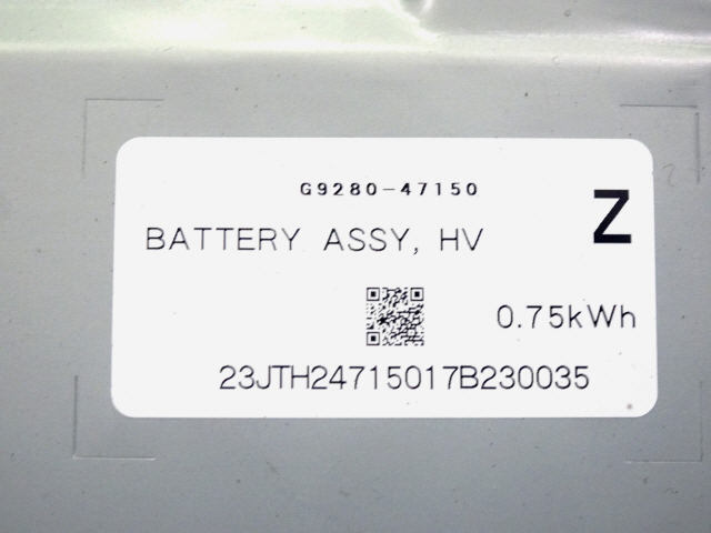 プリウス DAA-ZVW51 バッテリー G9280-47150 前期 A 23595km リチウムイオン セル電圧OK 1kurudepa_画像4