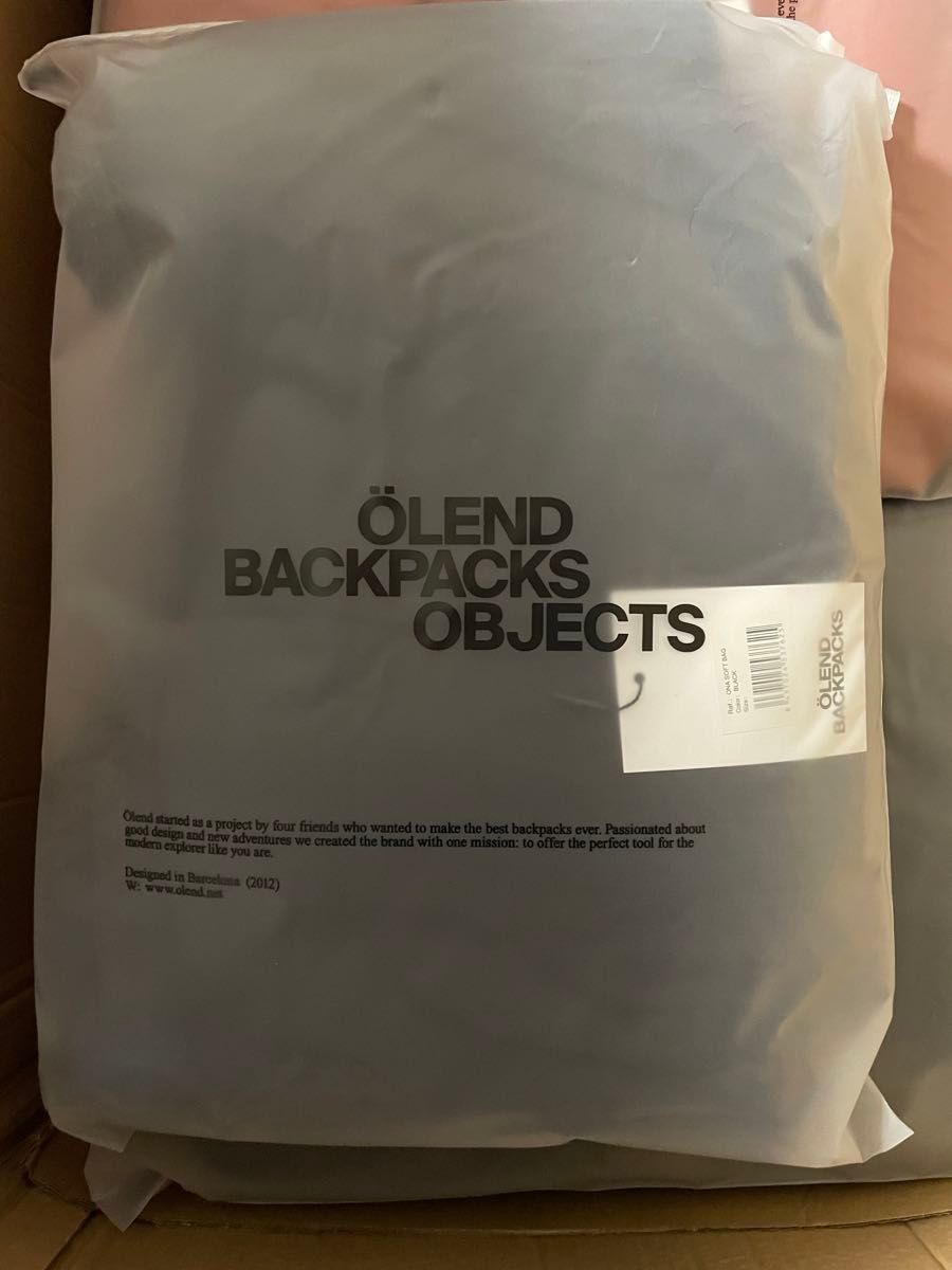 olend ONA SOFT BAG black &navy 2個