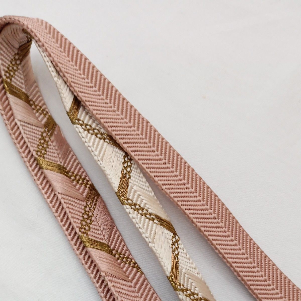帯締め 和装小物 金糸 平組