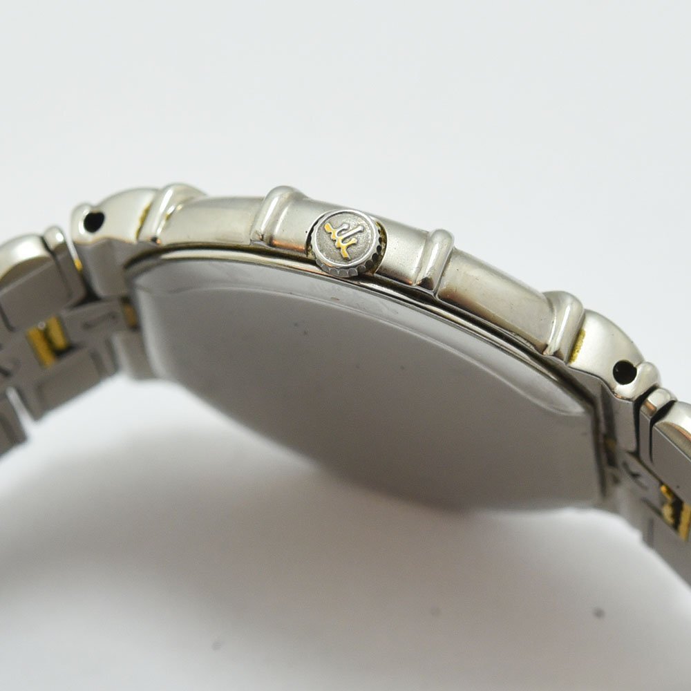 1円 可動品 腕時計 セイコー SEIKO クレドール 9579-6000 クォーツ メンズ SS ホワイト系 同梱不可_画像6