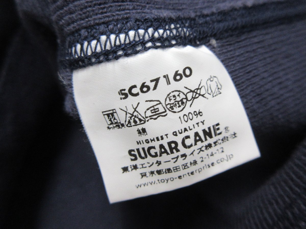 ◆1000円～東洋 シュガーケーン SUGAR CANE ヘンリーネック ポケット ロンT サイズLの画像4