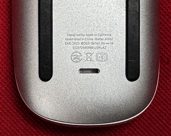 Apple Magic Mouse 2　A1657 正常動作品 即決　4308_画像3