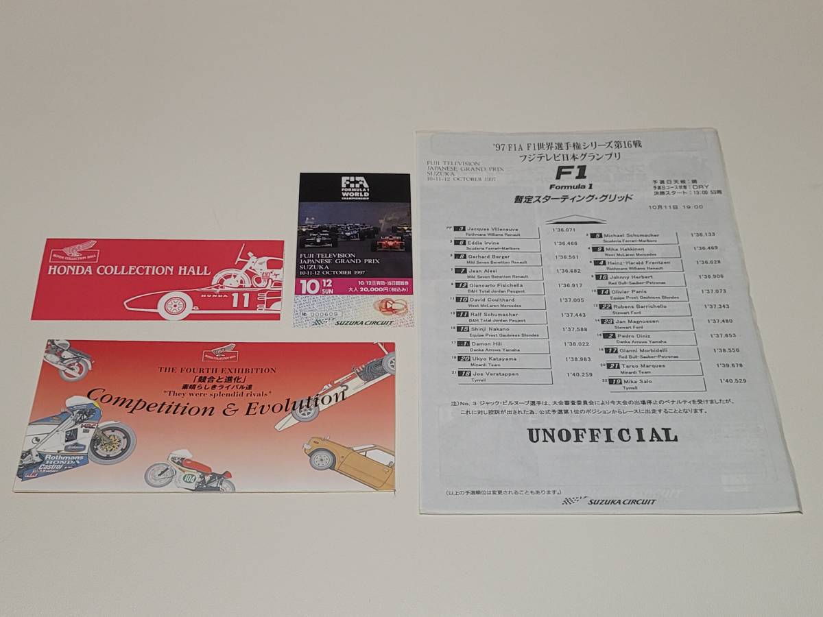 1997年 F1日本グランプリ 公式プログラム 美品_画像6