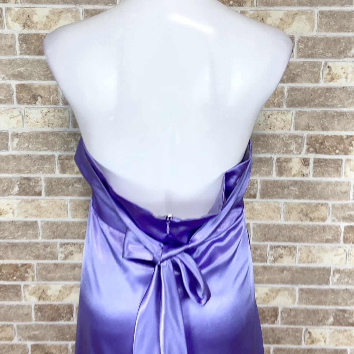 1 jpy dress long dress purple lustre largish size color dress kyabadore presentation Event used 4540