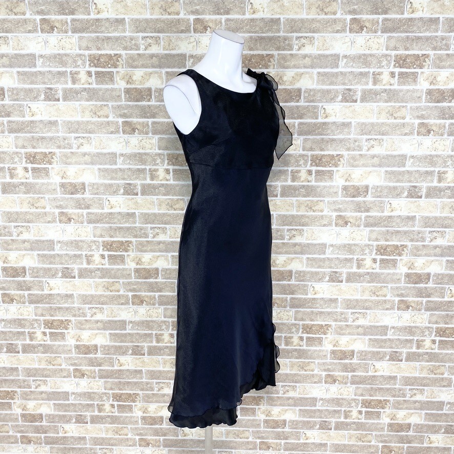 1 jpy dress ROSA Sera bi( stock ) One-piece 9AR black color dress kyabadore presentation Event used 4182