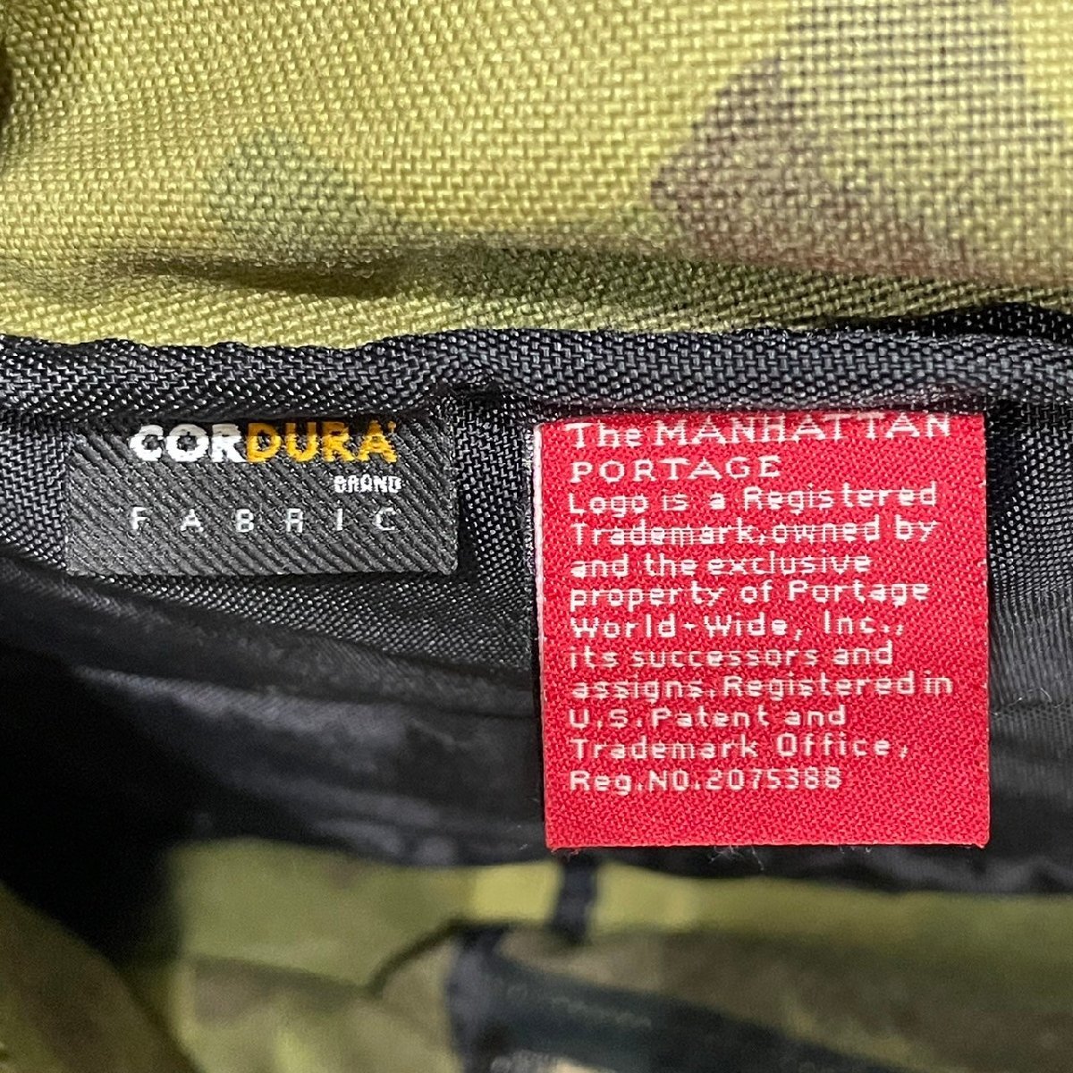 (^w^)b Manhattan Portage CORDURA マンハッタンポーテージ リュッグ サック デイ バック スエード 迷彩 カモフラ グリーン系 B0471AE_画像8