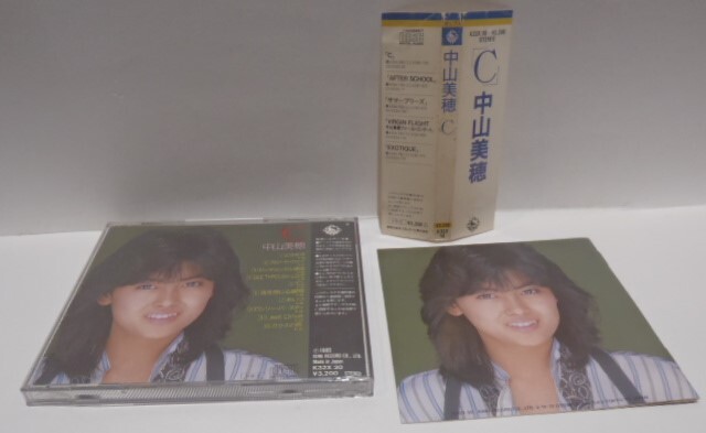 美盤 CD　中山美穂　C　85年 K32X 30 帯付_画像3