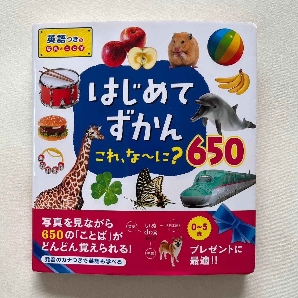 本　図鑑　はじめてずかん　これ、な～に？６５０　写真で言葉がぐんぐんわかる！　英語つきの写真とことば