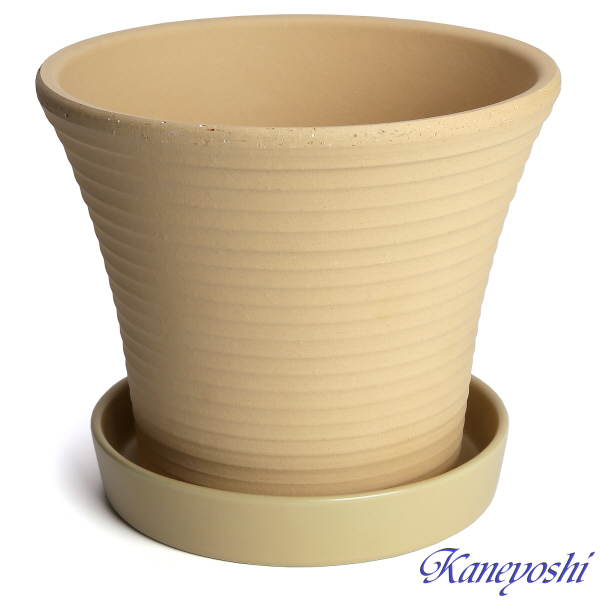 植木鉢 おしゃれ 安い 陶器 サイズ 20cm DLローズ 6号 白焼 受皿付 室内 屋外 白 色_画像2