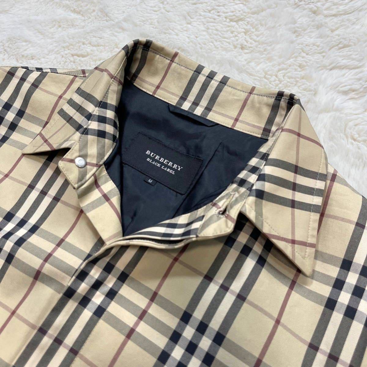 BURBERRY BLACK LABEL　バーバリーブラックレーベル　ノバチェック　ブルゾン　ジャケット　上着　メンズ　M_画像3