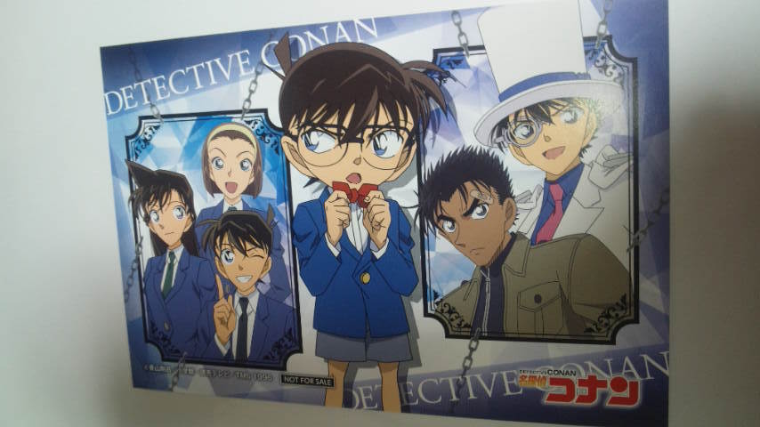 * Detective Conan not for sale postcard 2 pieces set * movie public memory SEGA Sega first term latter term limitation postcard theater Conan orchid Kid capital ultimate ..