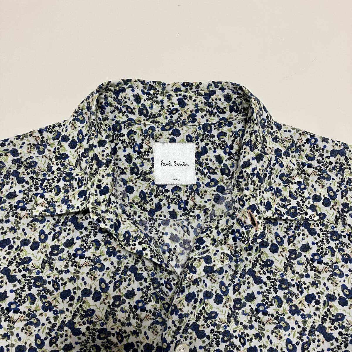 Paul Smith 花柄 半袖 シャツ メンズ Sサイズ 日本製 ポール Paul Smith 花柄 半袖 シャツ メンズ Sサイズ 日本製 ポール