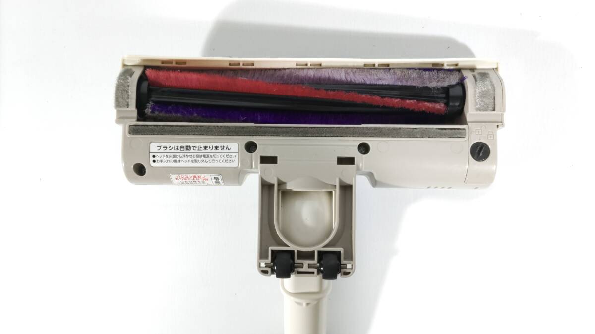アイリスオーヤマ 掃除機 コードレス ハンディ サイクロン スティッククリーナー 軽量 静電モップ Number Edition SCD-121P-CW アイボリー_画像4