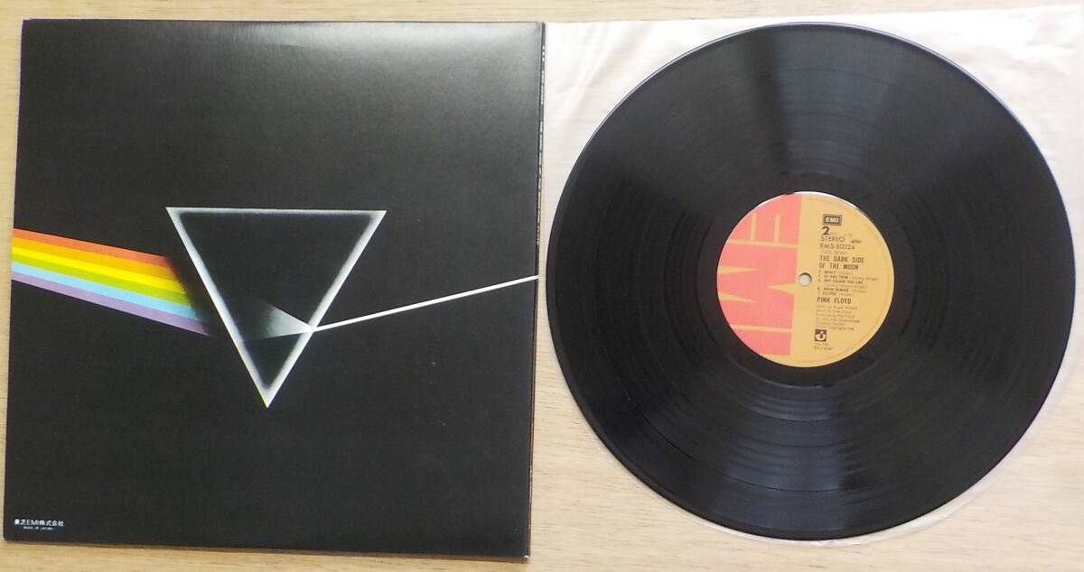 【中古LPレコード】ピンク・フロイド(PINK FLOYD):狂気(The Dark Side of the Moon)【EMS-80324】＊ポスター2枚_画像2