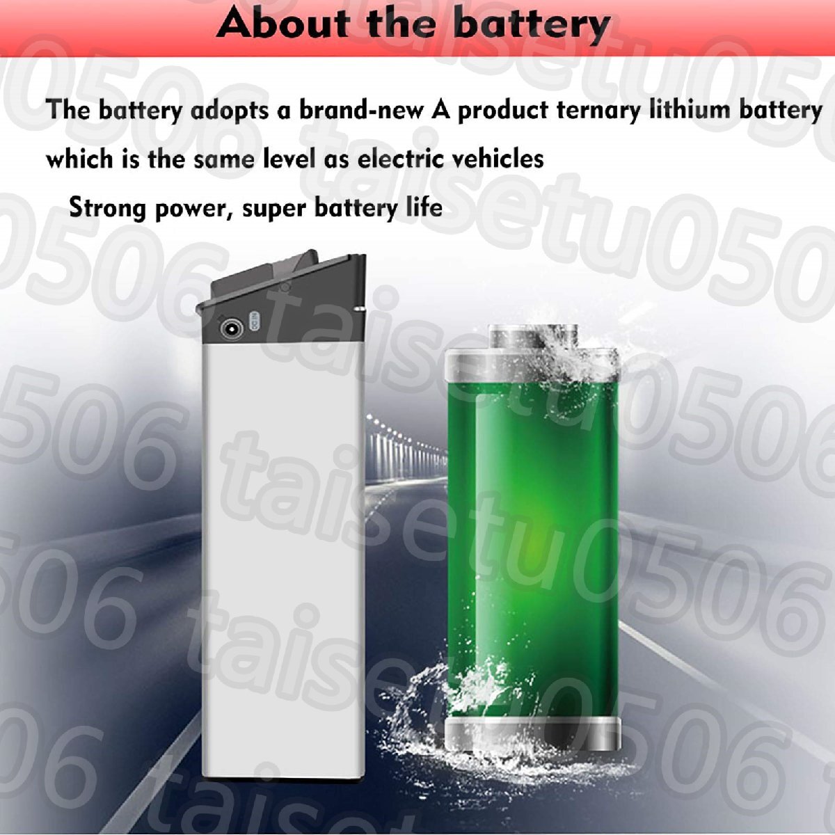 Ebikeバッテリー 48V / 36VリチウムLi-ionバッテリー Lithium Electric Bicycleバッテリー E-Bike交換用バッテリー 充電式Li-ionバッテリー_画像5