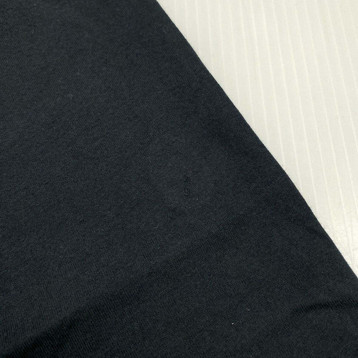HYSTERIC GLAMOUR ヒステリックグラマー 7分袖ラグランカットソー S ブラック ホワイト 黒 白 Tシャツ ロゴ ガールの画像6