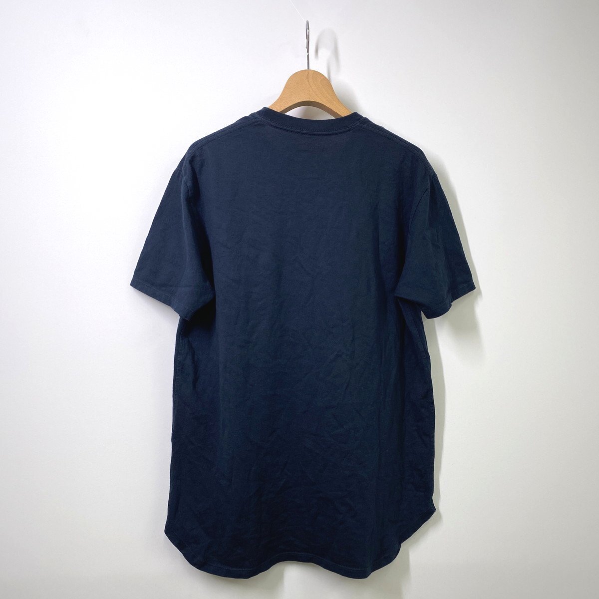 nonnative Nonnative TNP TEE short sleeves T-shirt 1 navy navy blue one Point Logo embroidery 