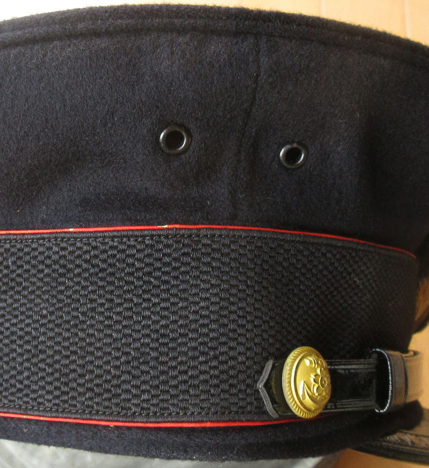 旧日本軍 海軍 士官用 軍帽 制帽 看護科特務曹長所持品 57～58ｃｍ _画像6