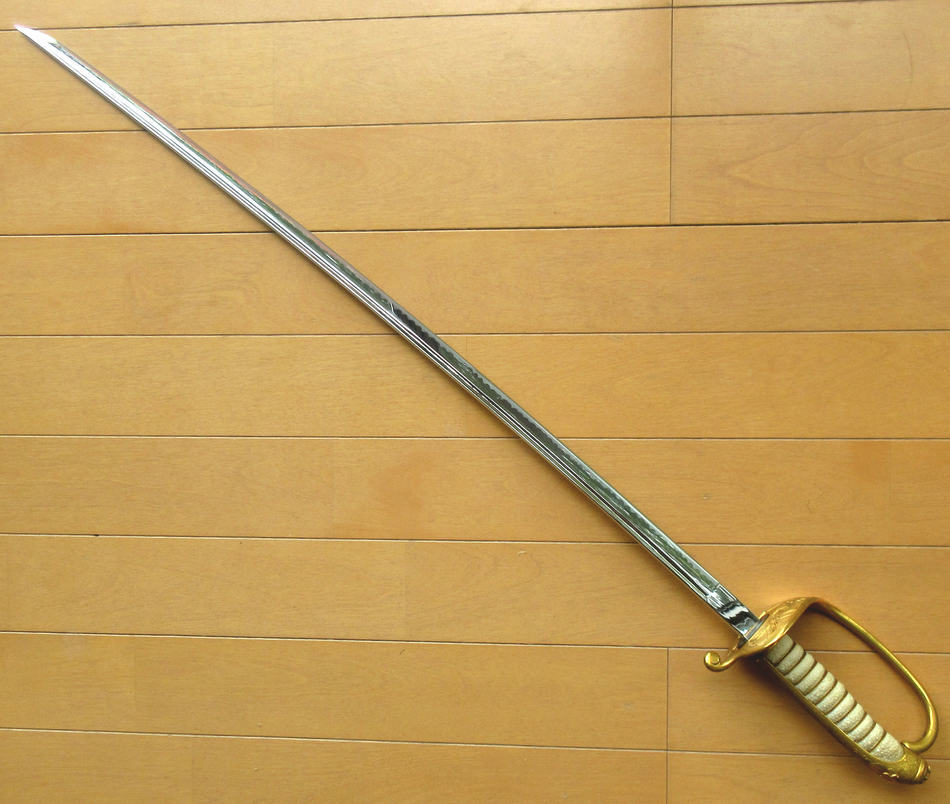 旧日本軍 海軍 儀礼刀 レプリカ 日刀製 模造刀 軍刀_画像9