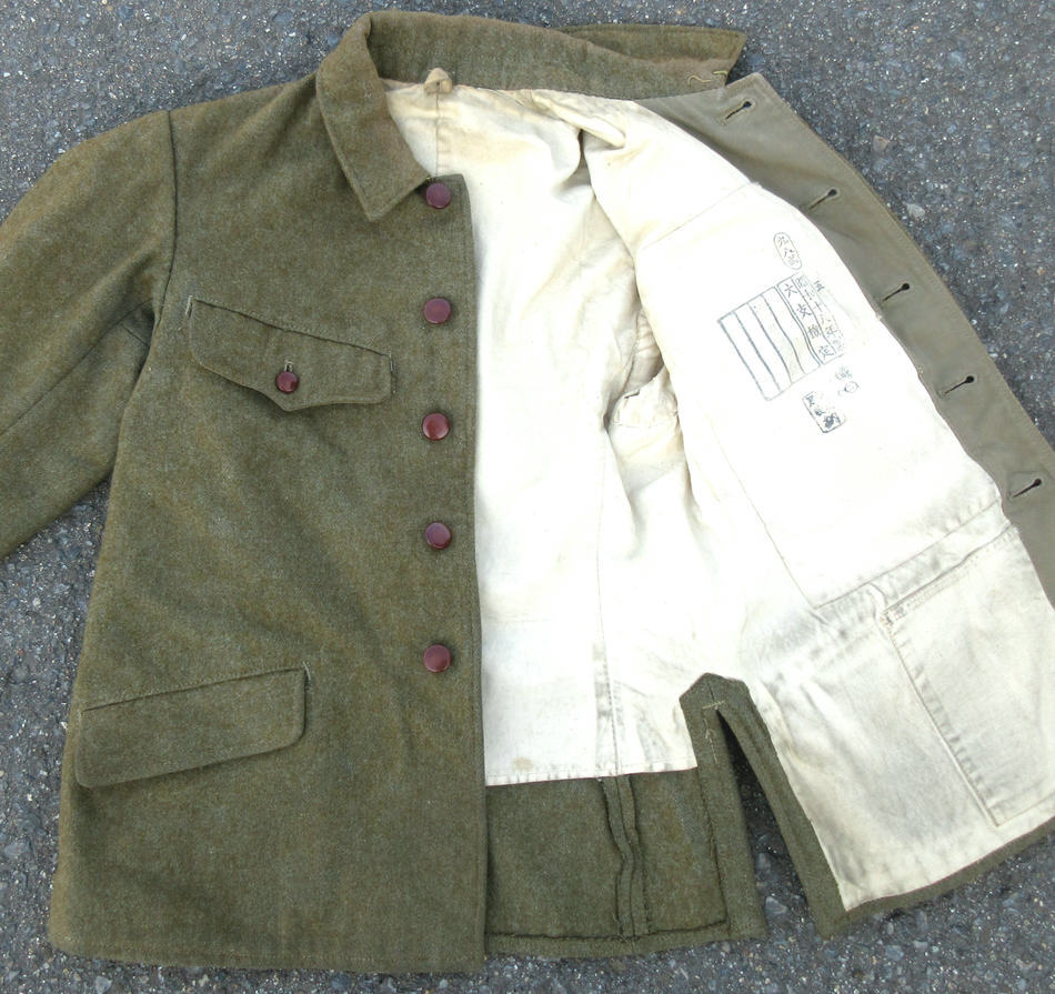 旧日本軍 陸軍兵下士官用 九八式 軍衣_画像4