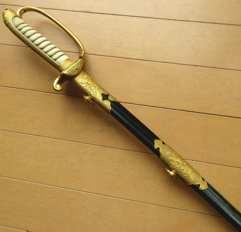 旧日本軍 海軍 儀礼刀 レプリカ 日刀製 模造刀 軍刀_画像4
