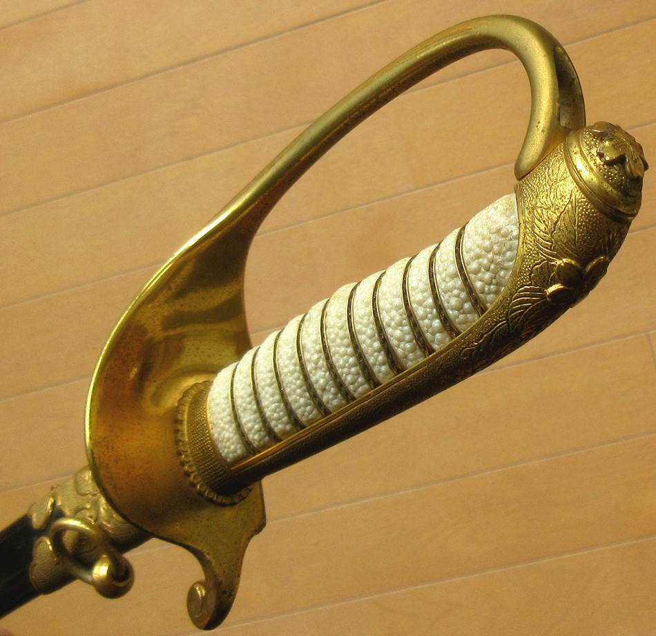 旧日本軍 海軍 儀礼刀 レプリカ 日刀製 模造刀 軍刀_画像6