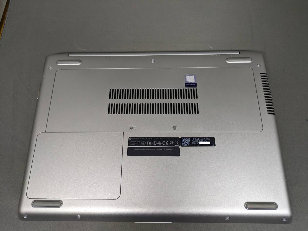 #12【中古PC】HP ProBook 430 G5（Win11pro/CPU i5-7200U/メモリ 16GB/SSD 240GB）