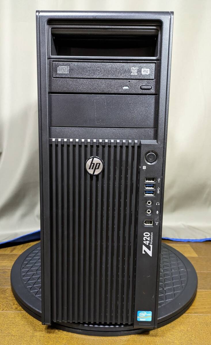 #21【中古PC】HP Z420 Workstation （水冷式静音ワークステーションPC SSD 500GB、メモリ32GB、グラボ Nvidia Quadro K2000）の画像2