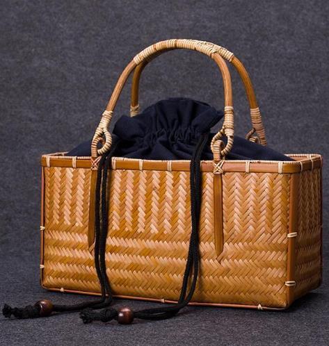  новый товар * бамбук плетеный сумка бамбук умение .. бамбук сборник . бардачок . ручная сумочка бамбук товар 